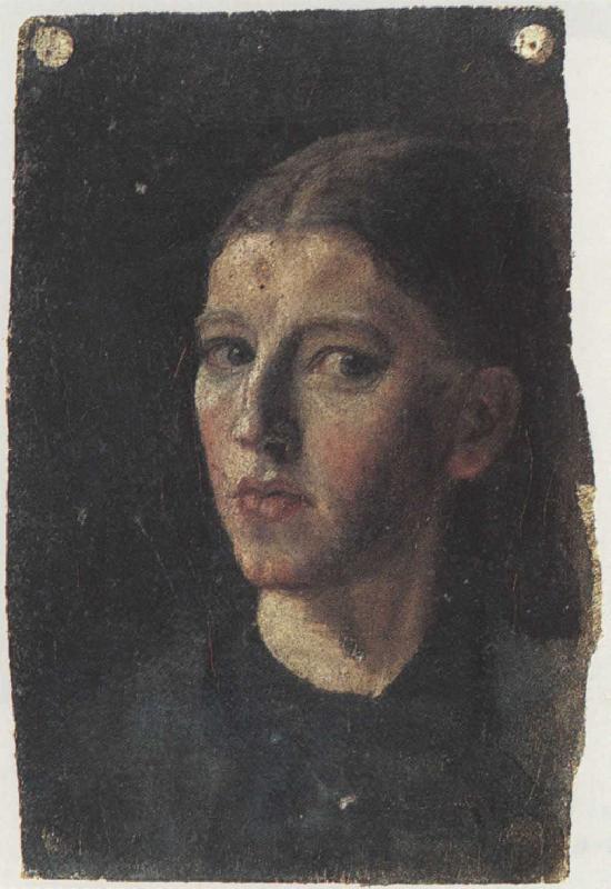 Anna Ancher Self portrait France oil painting art